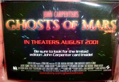 Paquet de trading cards, publicit pour le film