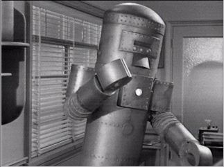 Le robot martien ,voleur de banques